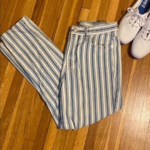 American Eagle Striped Jeans